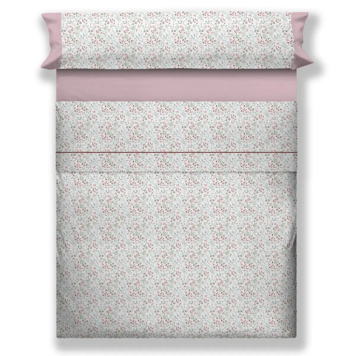 JUEGO DE SABANAS TELA SUBA ROSA CAÑETE