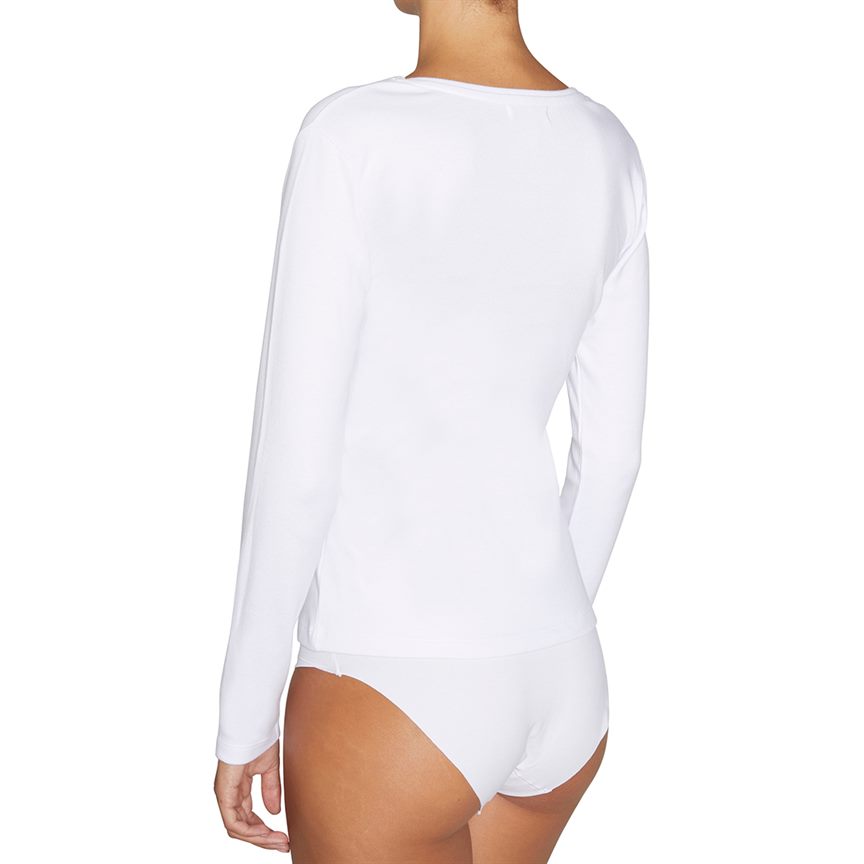 CAMISETA MANGA LARGA 19192 BLANCO YSABEL MORA