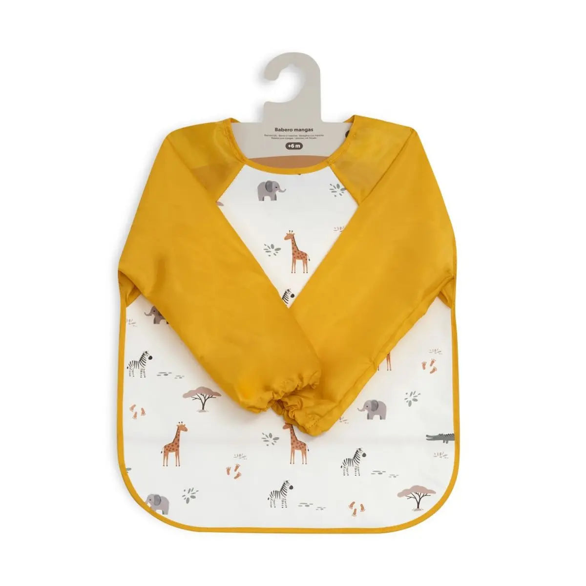 BABERO CON MANGAS ESTAMPADO SAVANNA BEIGE INTERBABY