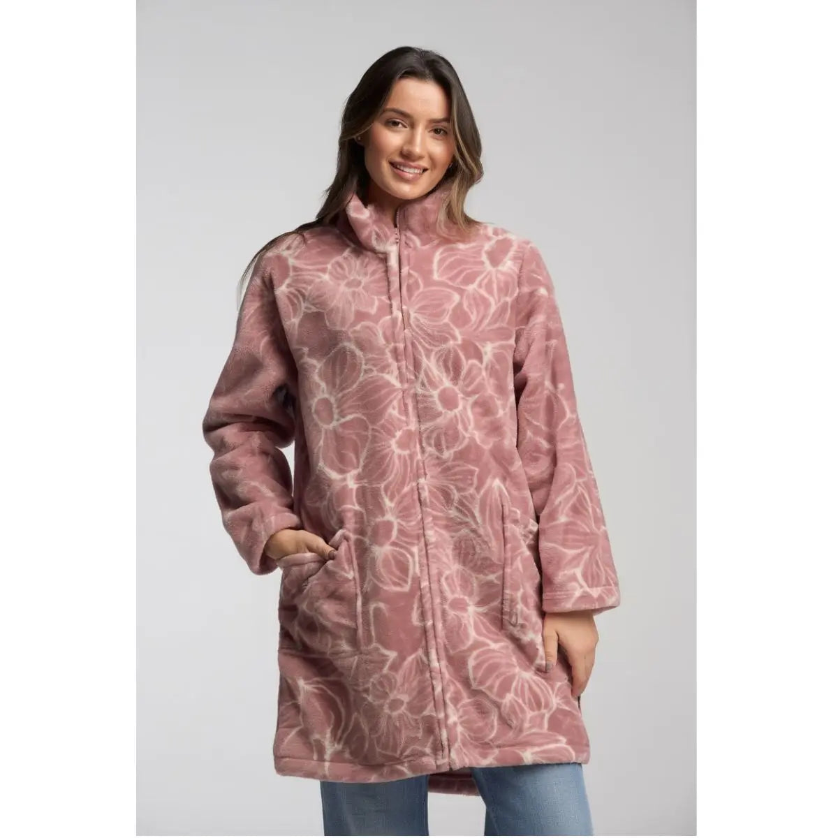 BATA MUJER CORALINA CREMALLERA FLORES 1121 ROSA LIN