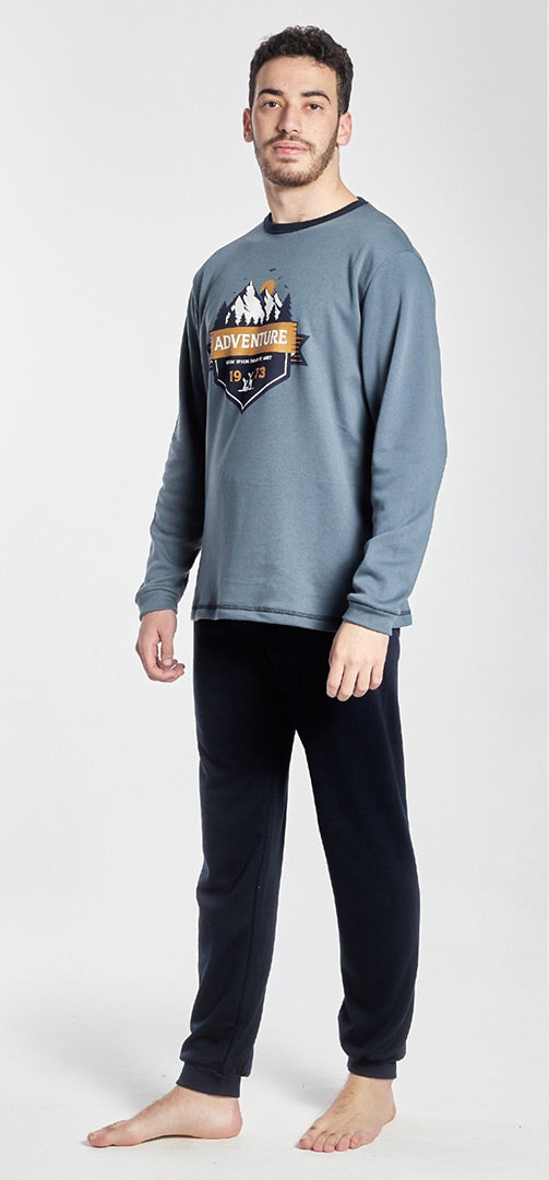 PIJAMA INVIERNO HOMBRE ADVENTURE 23920 M.J. CATANA