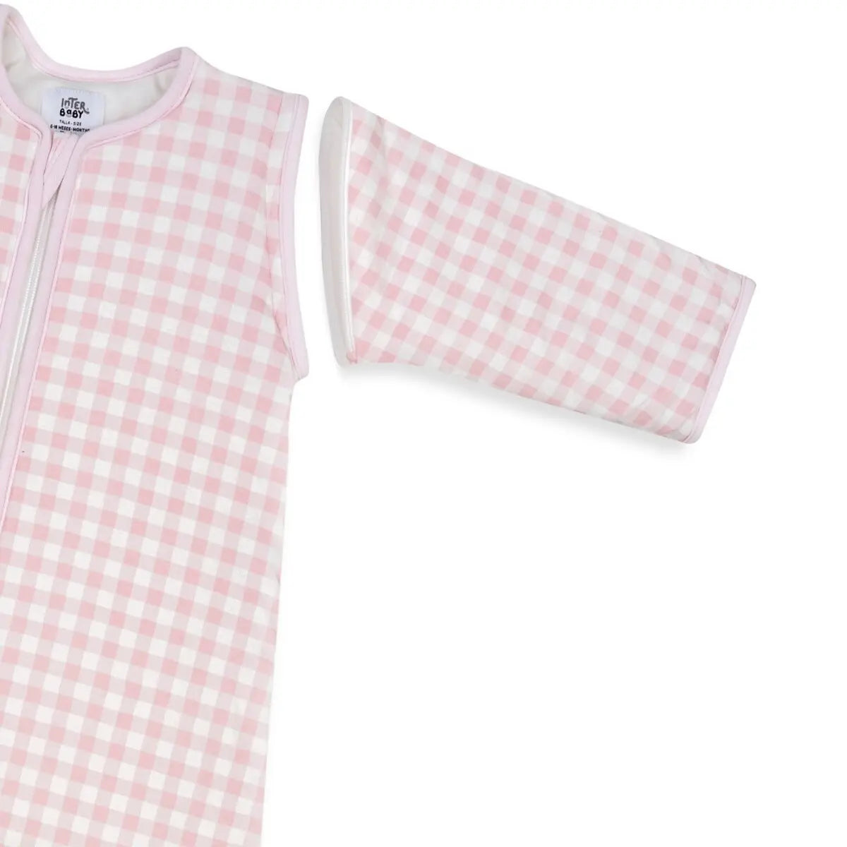 SACO DE DORMIR VICHY ROSA INTERBABY