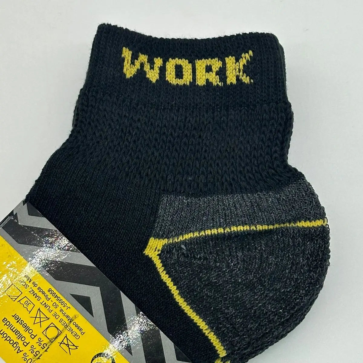 CALCETIN TOBILLERO TRABAJO PACK 12 412 NEGRO POSETS