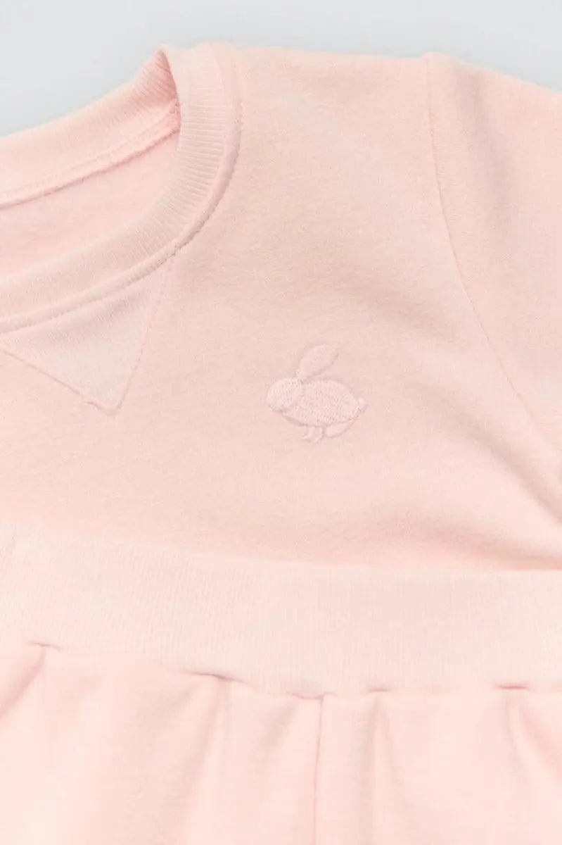 CONJUNTO BEBÉ MANGA LARGA 25612 ROSA PERLA YSABEL MORA