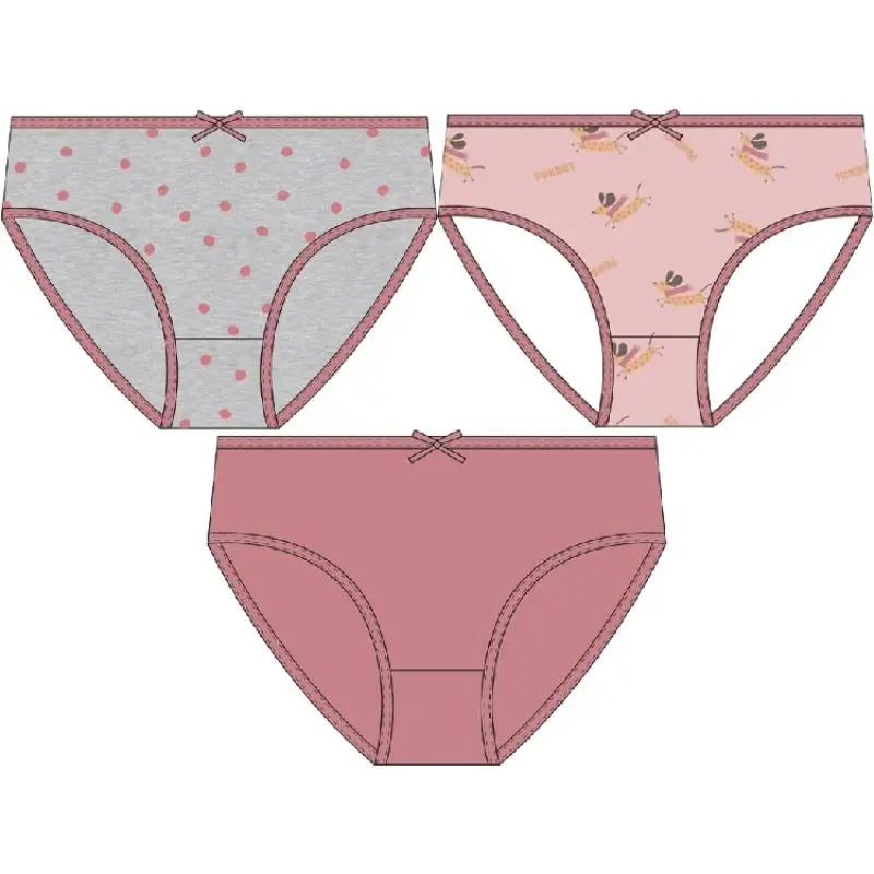 PACK 3 BRAGUITAS NIÑA REF 100 FUNDAY WATERLEMON