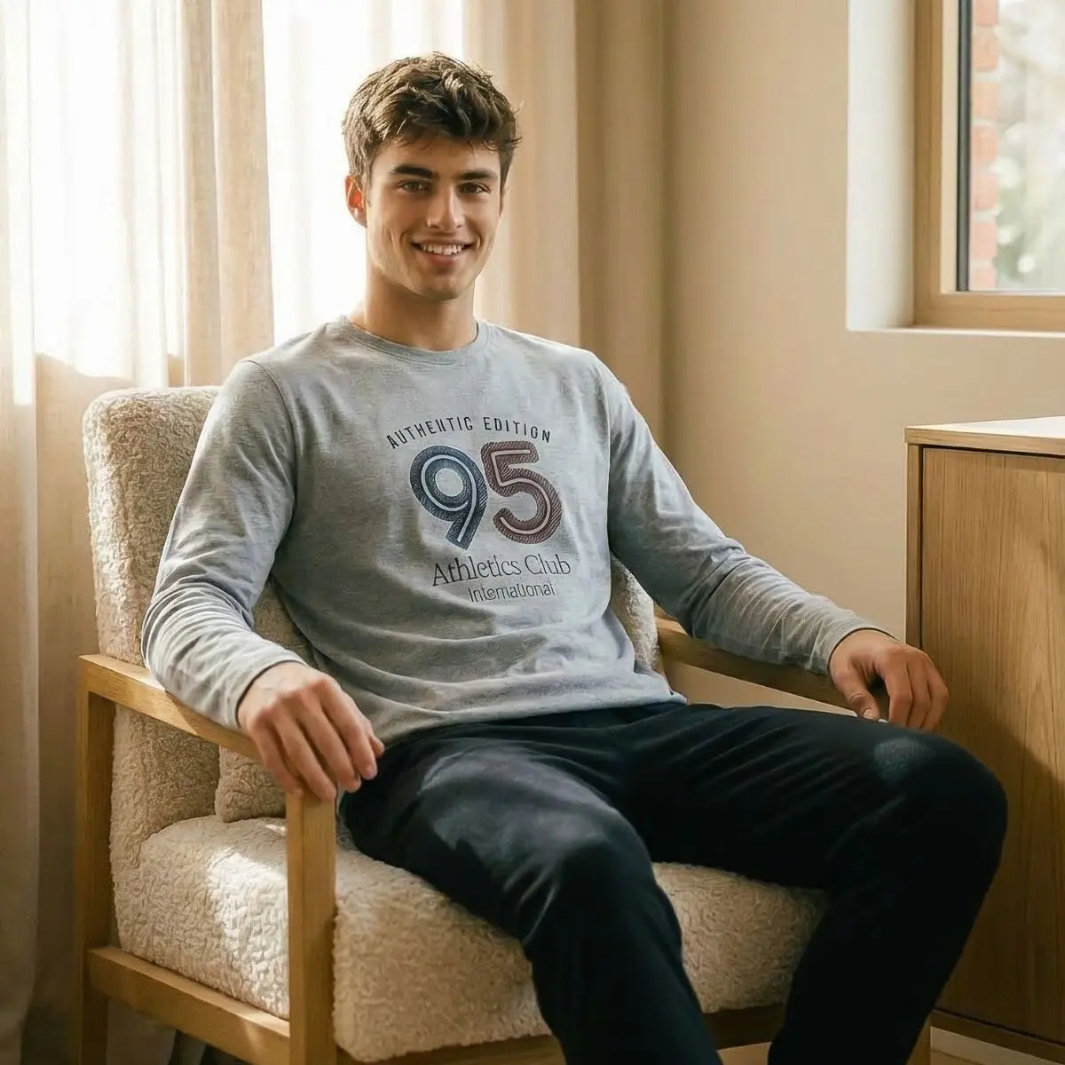 PIJAMA HOMBRE PUNTO 8652 WATERLEMON