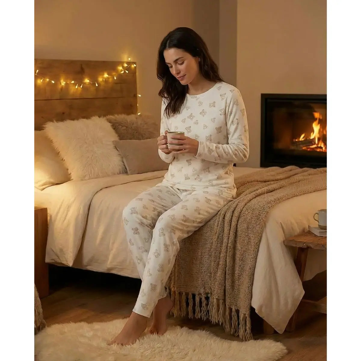PIJAMA MUJER SPANDEX 8632 WATERLEMON