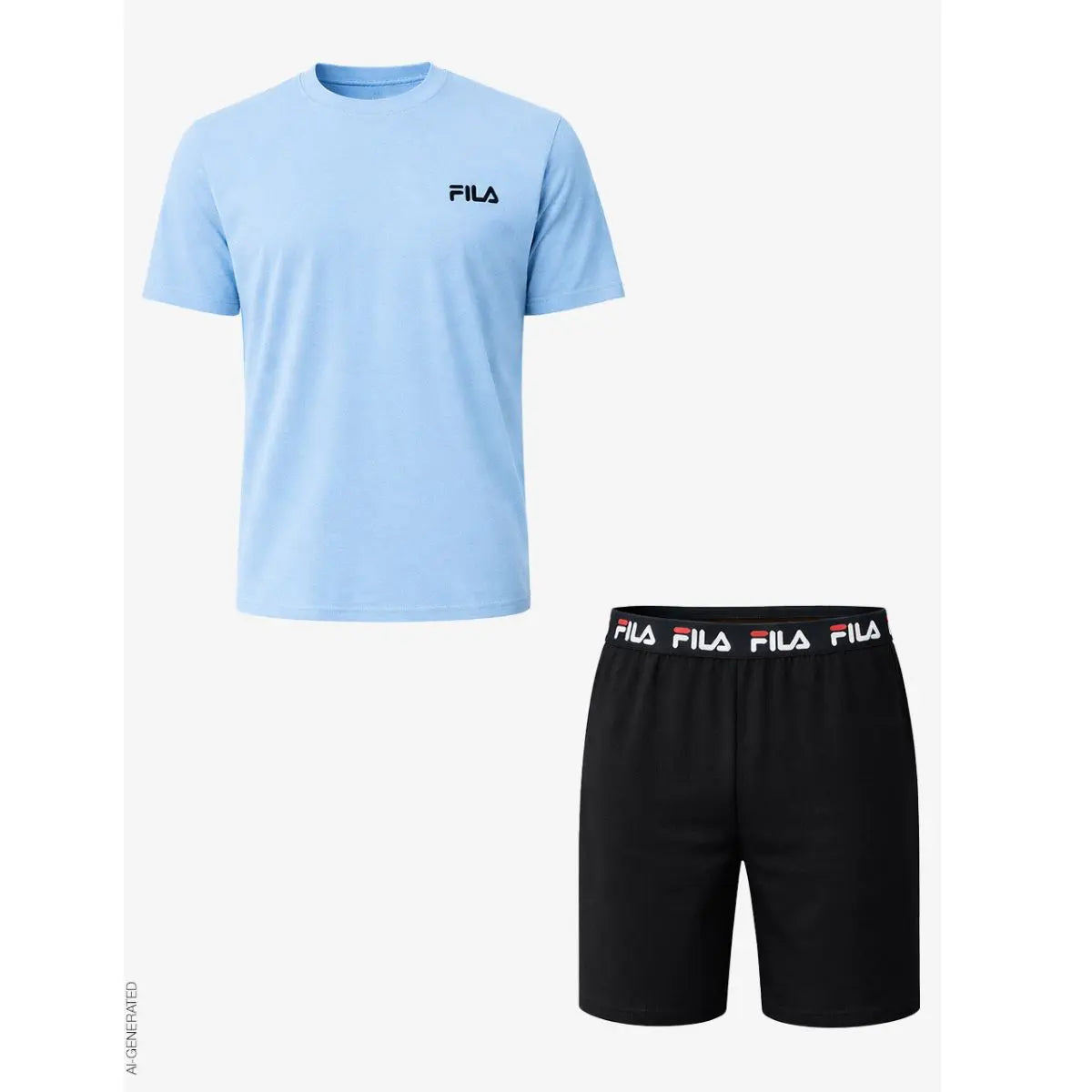 PIJAMA HOMBRE MANGA CORTA FPS1194 AZUL FILA