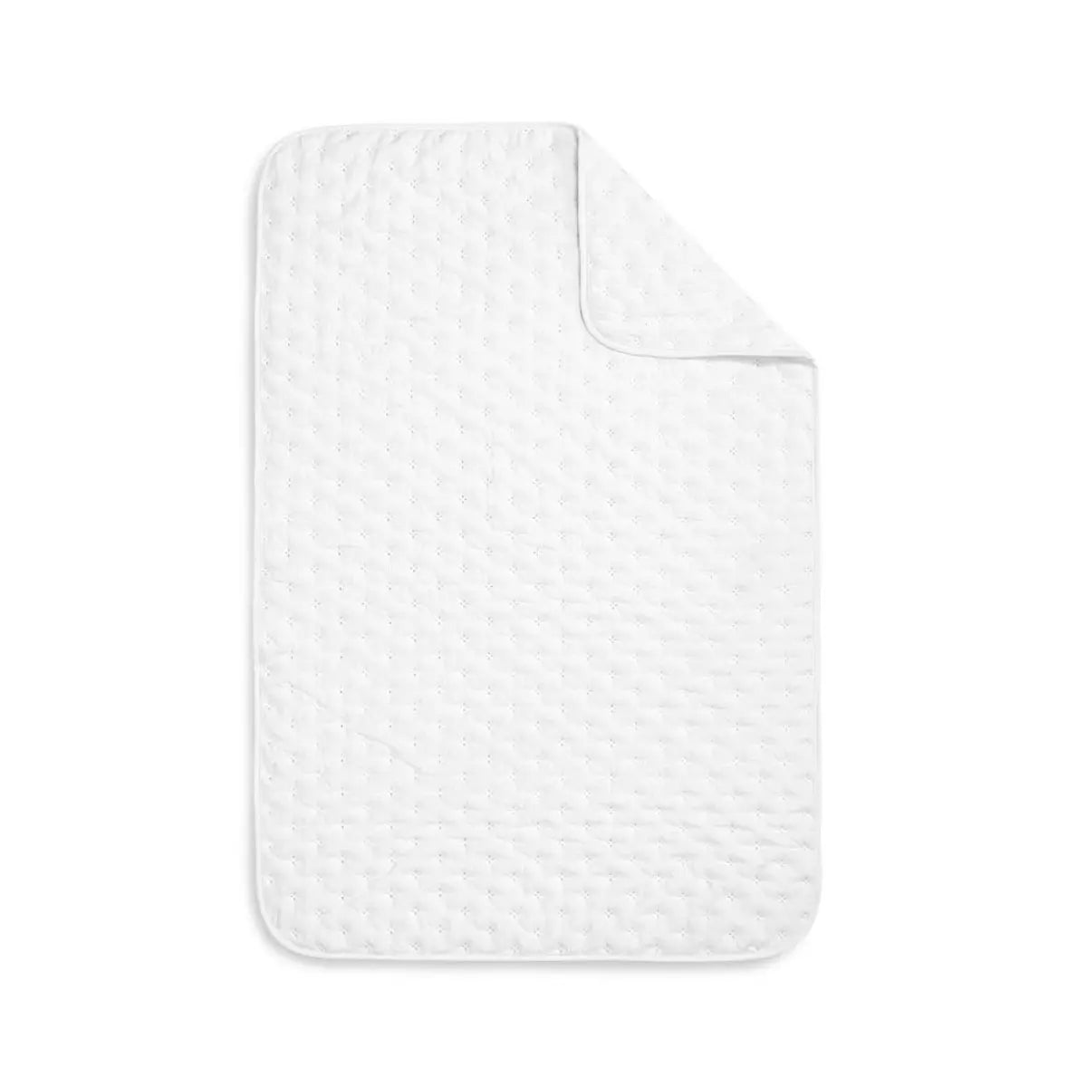MANTA ARRULLO 70x115 REVERSIBLE GOFRADA BLANCO DON ALGODON