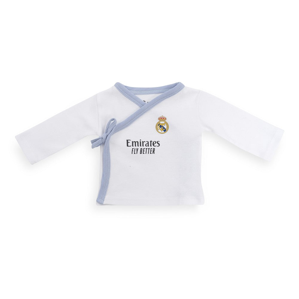 SET REGALO 5 PCS 100% ALG. T 0-6M AZUL REAL MADRID