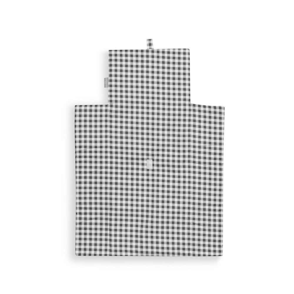 VESTIDOR VICHY GRIS OSCURO DON ALGODÓN