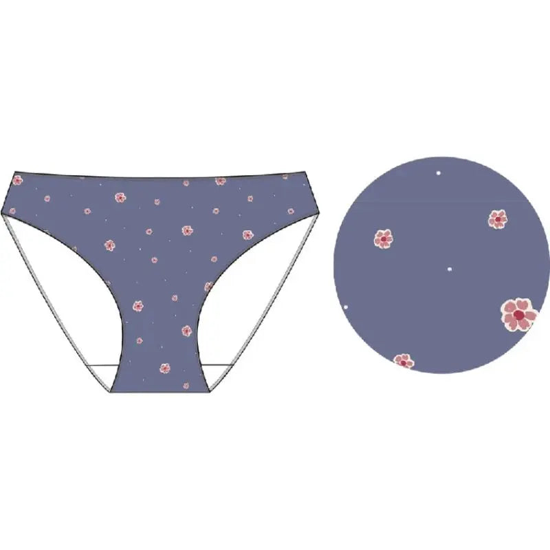PACK 3 BRAGUITAS MINI MUJER 211 PINK FLOWER & DOTS WATERLEMON
