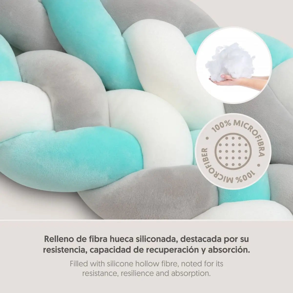 CHICHONERA CUERDA TRENZADA VERDE INTERBABY