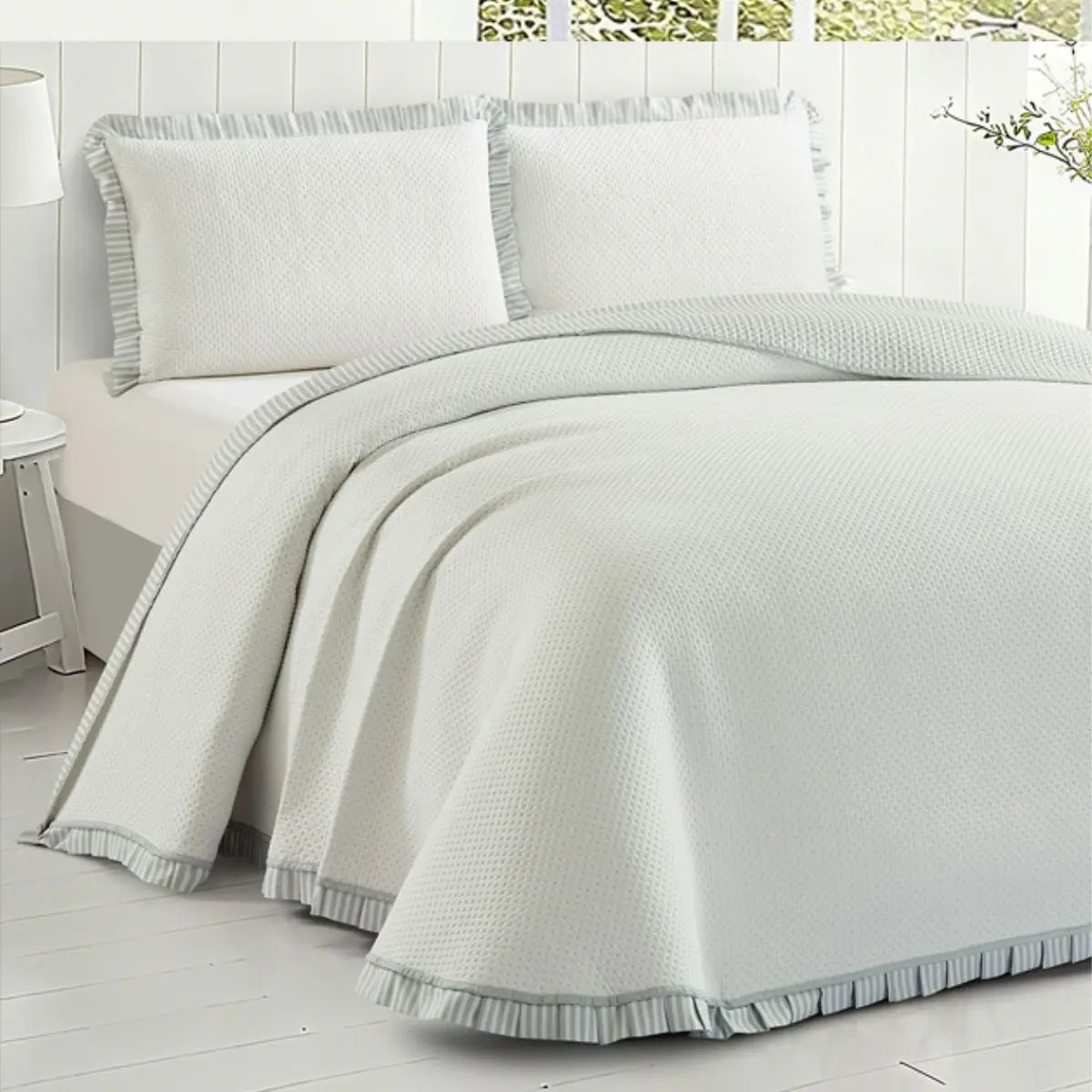 COLCHA BOUTI IBIZA GRIS PERLA DOLZ