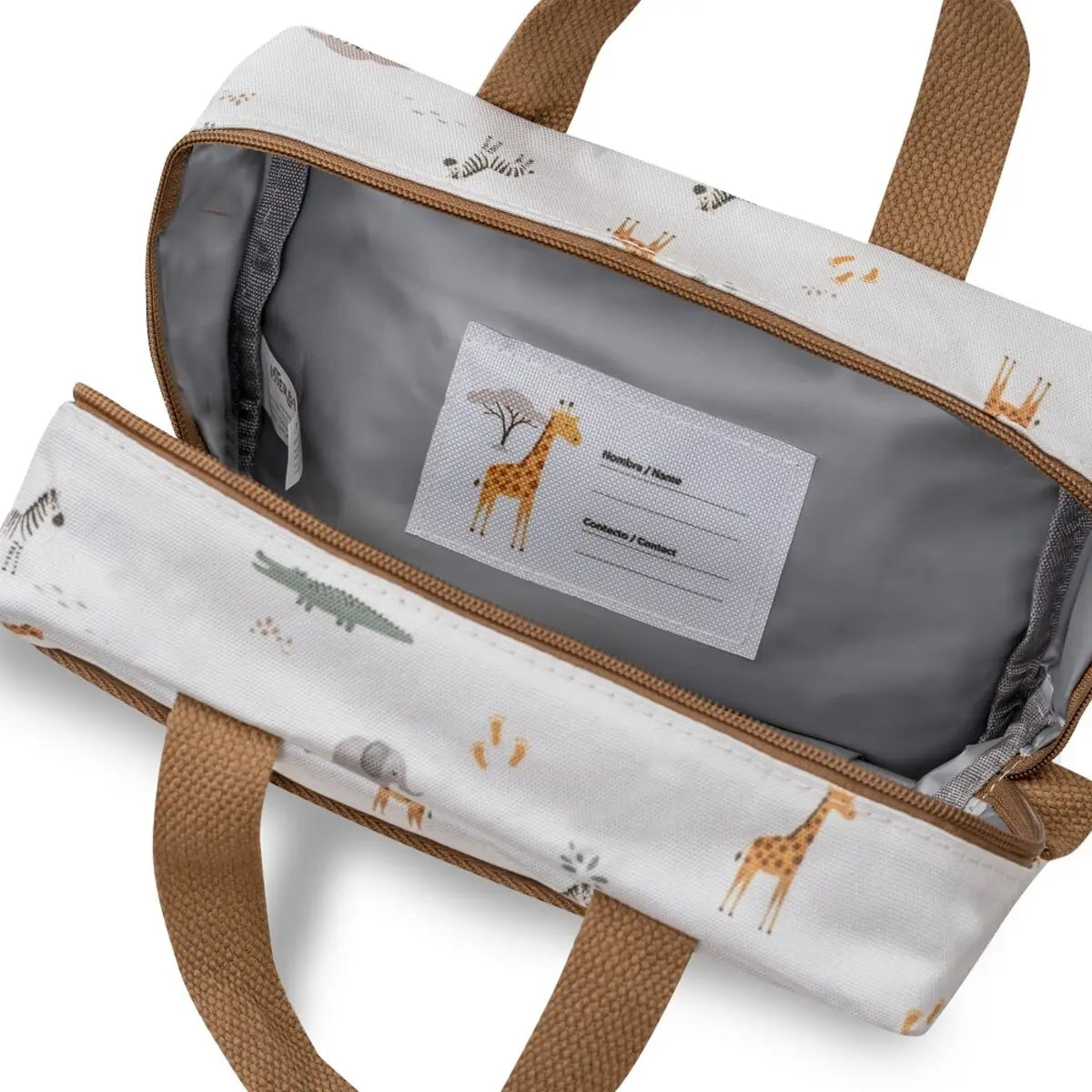 BOLSA TERMICA MERIENDA MODELO SAVANNA BEIGE INTERBABY