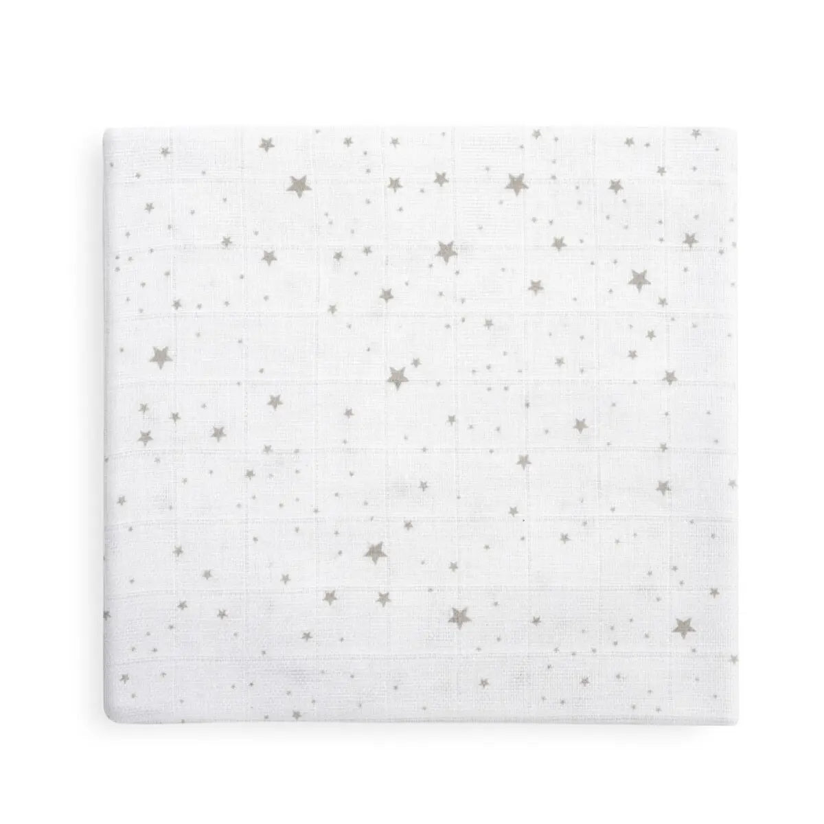 PACK 3 GASAS 80X80 CONEJITOS ESTRELLAS GRIS INTERBABY