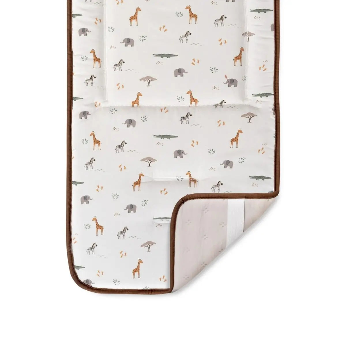 COLCHONETA REVERSIBLE MODELO JIRAFA SAVANNA BEIGE INTERBABY