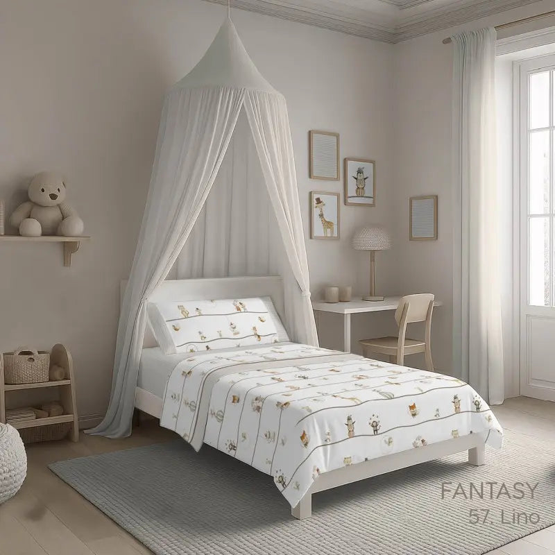 JUEGO DE SABANAS TELA FANTASY LINO KABELY KIDS