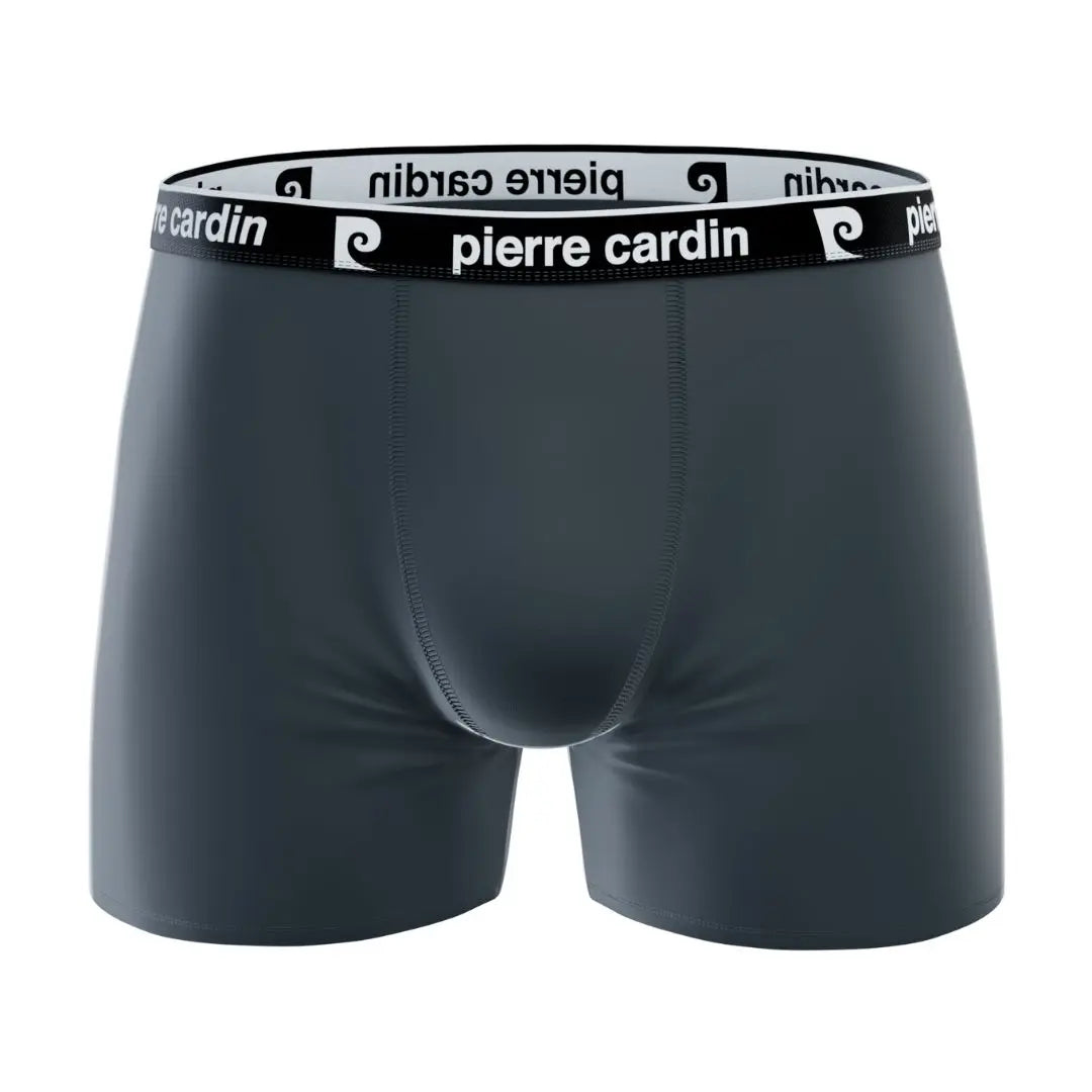 PACK 2 BOXER HOMBRE ALGODÓN BCX2/BAS/MI2 BLACK + GREY PIERRE CARDIN