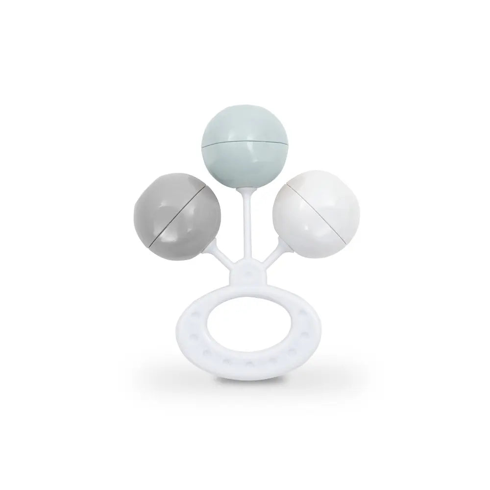 SET 4 PCS SILICONA CHUPETERO+PORTA+CHUPETE+SONAJERO SET58 AZUL INTERBABY