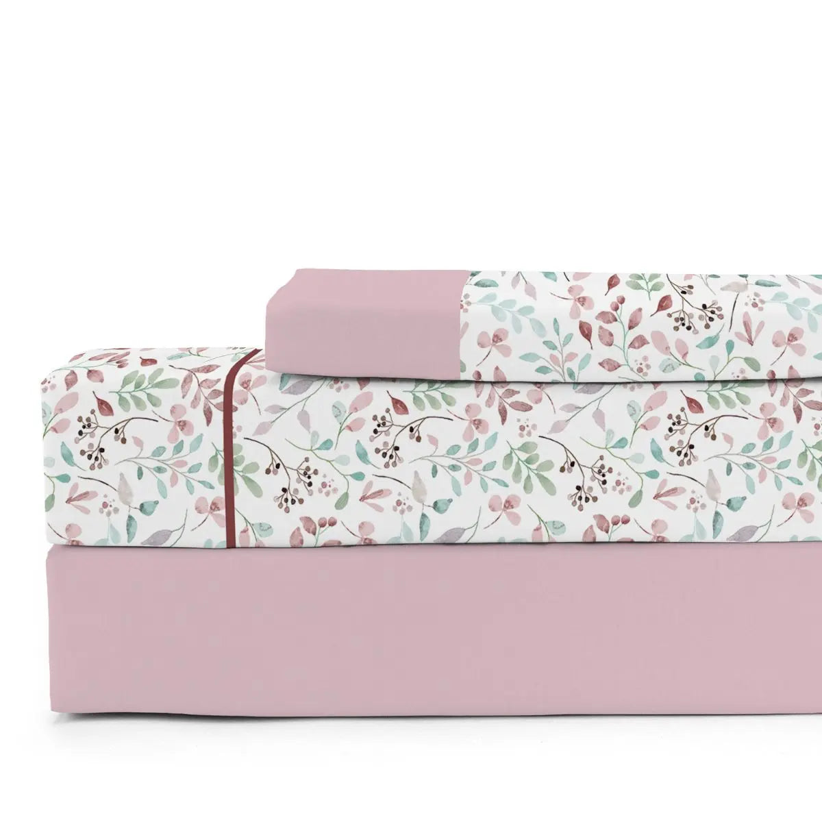 JUEGO DE SABANAS TELA SUBA ROSA CAÑETE