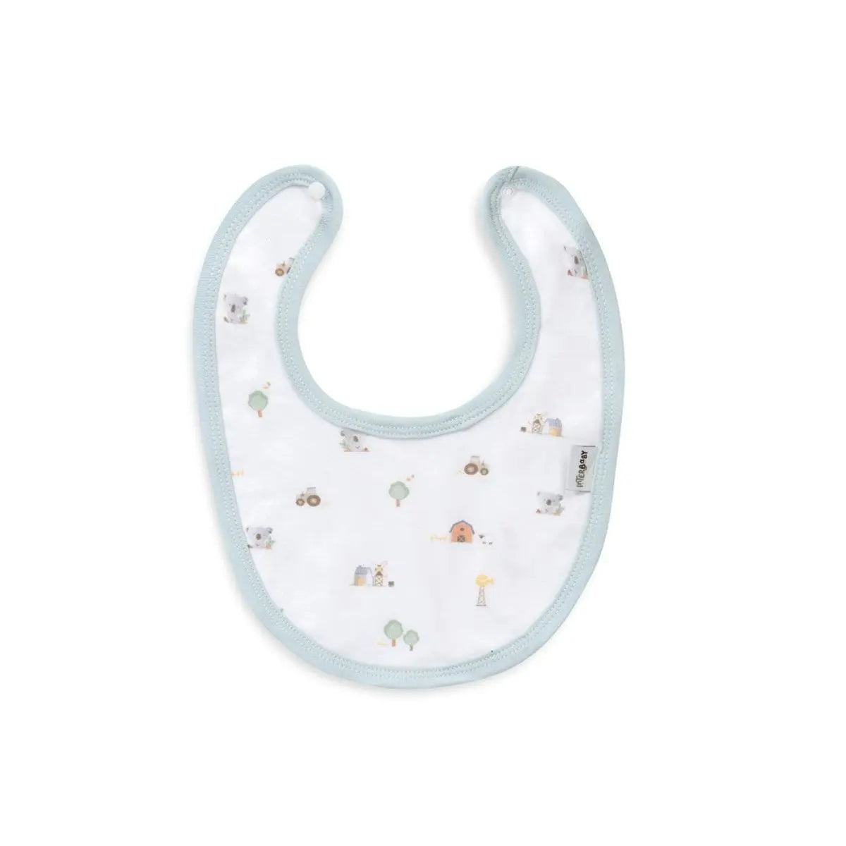 SET REGALO 5 PIEZAS ALGODON GRANJA KOALA VERDE INTERBABY