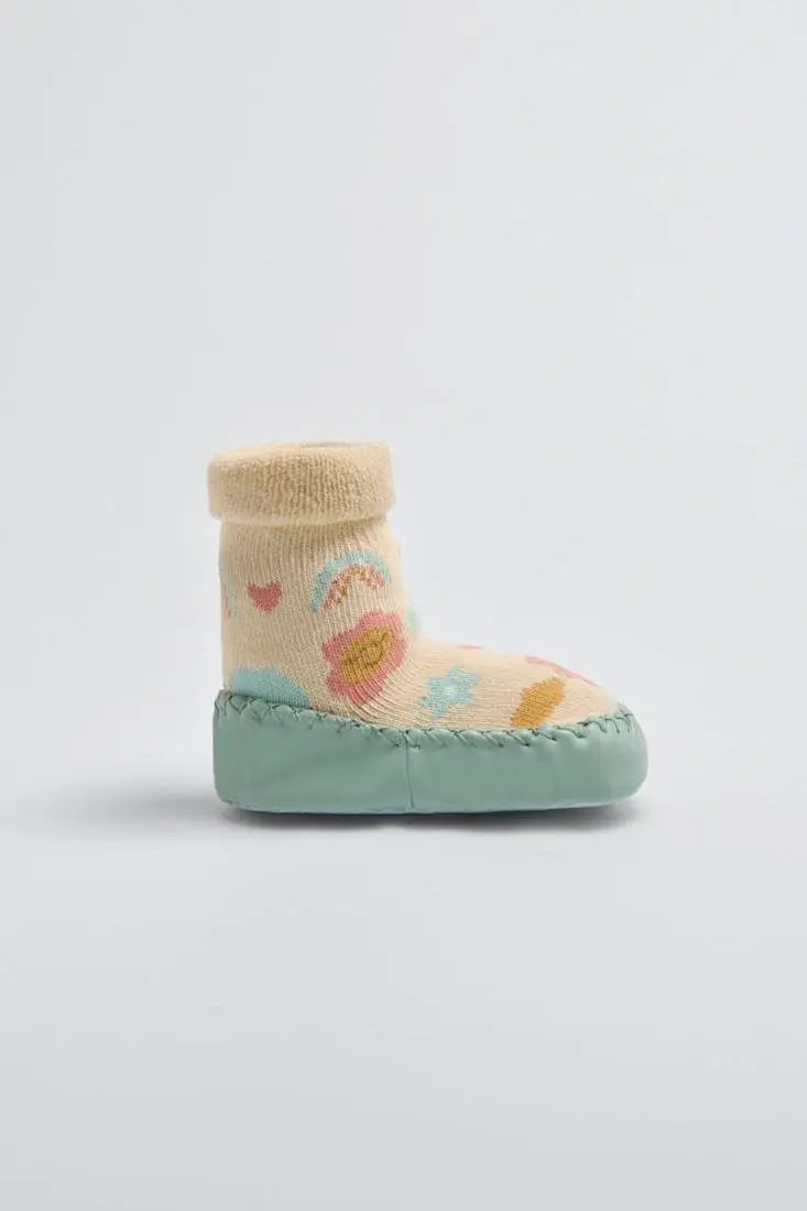 CALCETIN ZAPATILLA BEBÉ TERMICO 52882 YSABEL MORA