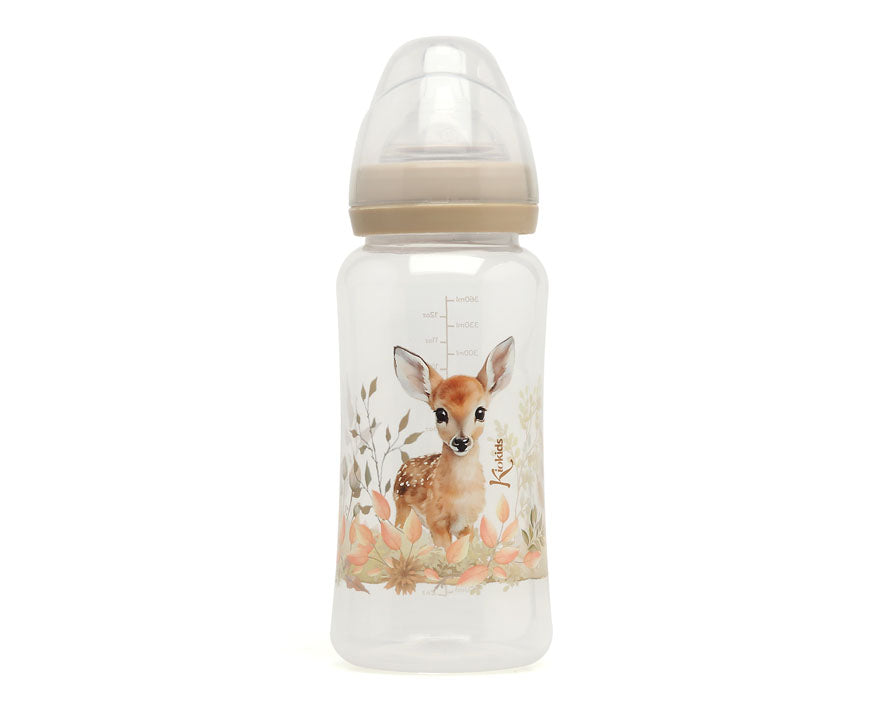 BIBERÓN 360ML CIERVO +6 MESES 4212 BEIGE KIOKIDS