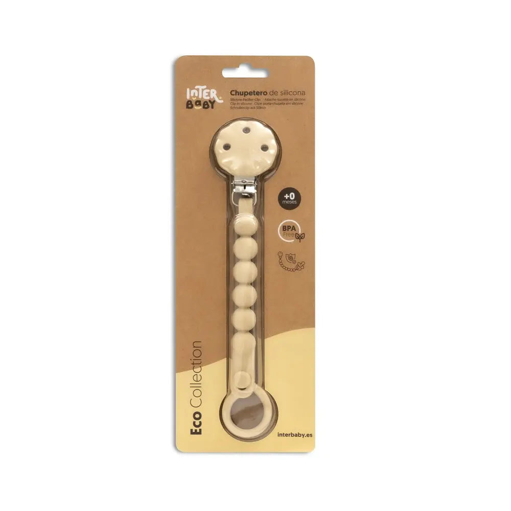 CHUPETERO SILICONA CADENA SI018 ARENA INTERBABY