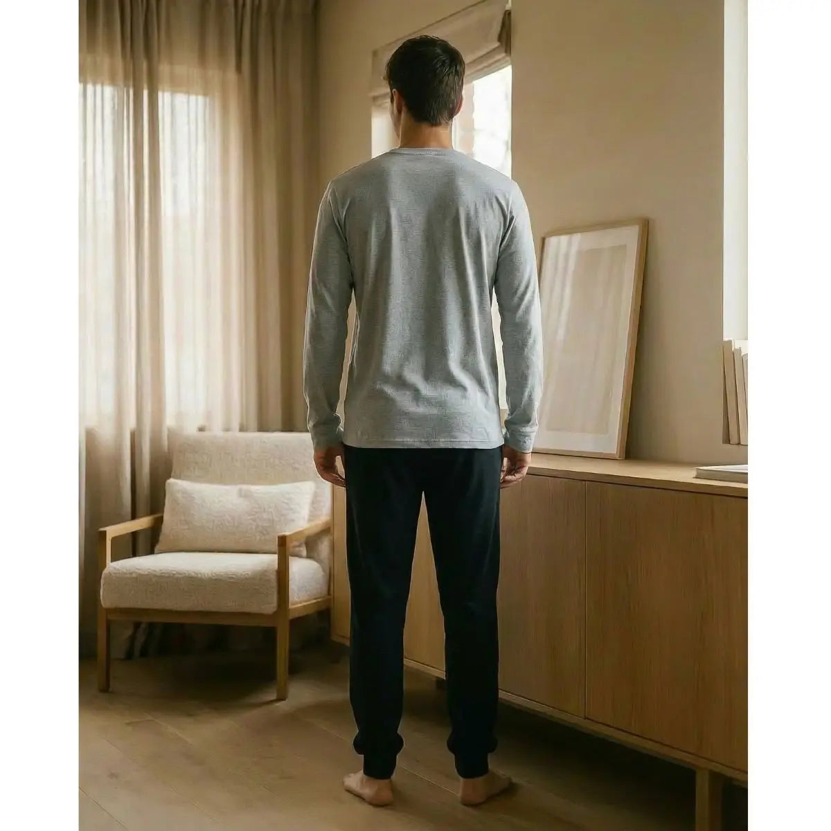PIJAMA HOMBRE PUNTO 8652 WATERLEMON