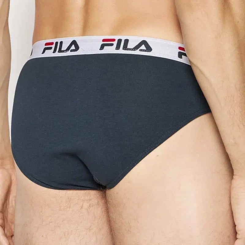 SLIP HOMBRE ALGODÓN/LYCRA CINTURA ELÁSTICA FU5015 MARINO FILA
