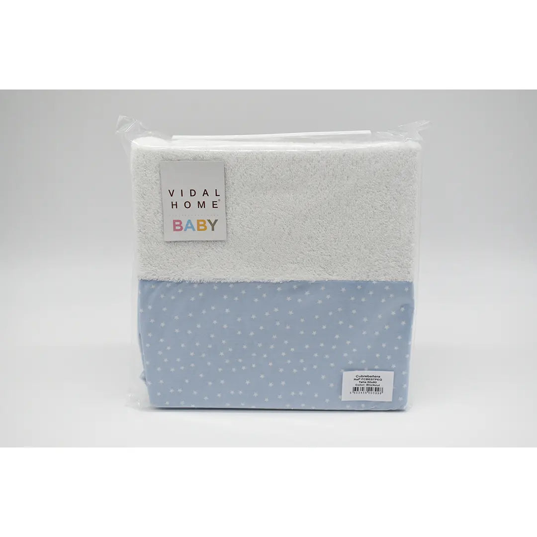 FUNDA CAMBIADOR BAÑERA FCB-EST-PEQ BLANCO/AZUL 50X80 VIDAL HOME BABY