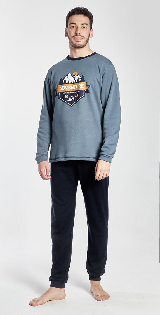 PIJAMA INVIERNO HOMBRE ADVENTURE 23920 M.J. CATANA