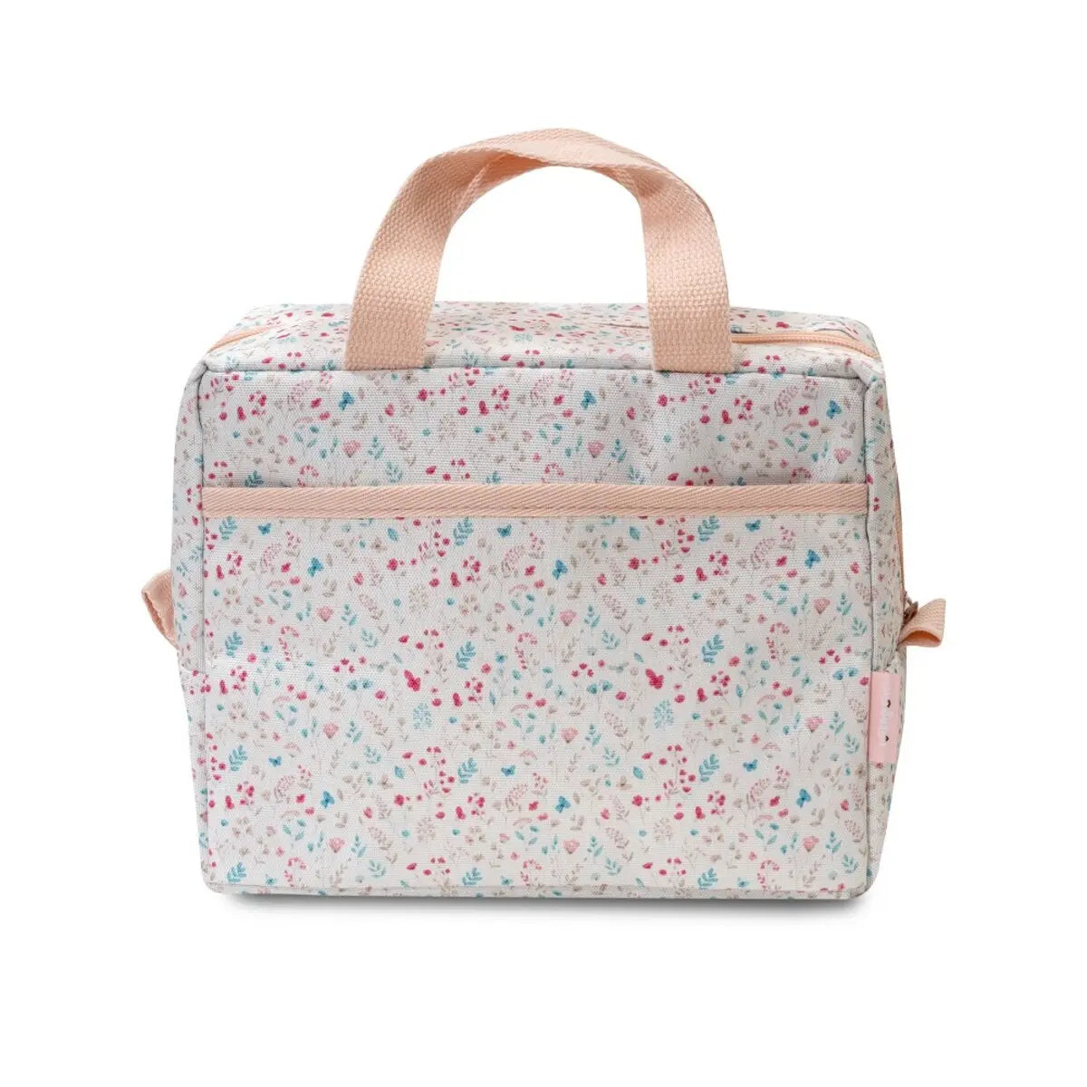 BOLSA TERMICA MERIENDA MODELO PETALOS ROSA INTERBABY
