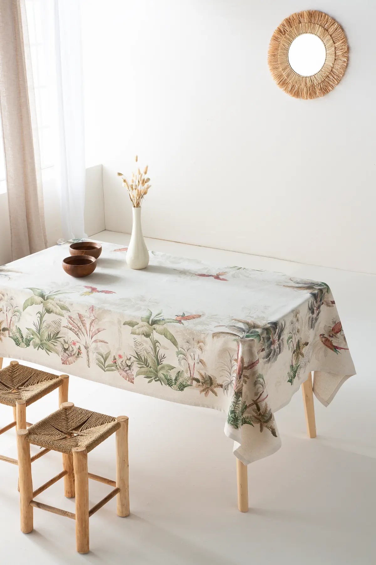 MANTEL DIGITAL NASAU SARGA ANTIMANCHAS C/4 CASTILLA TEXTIL