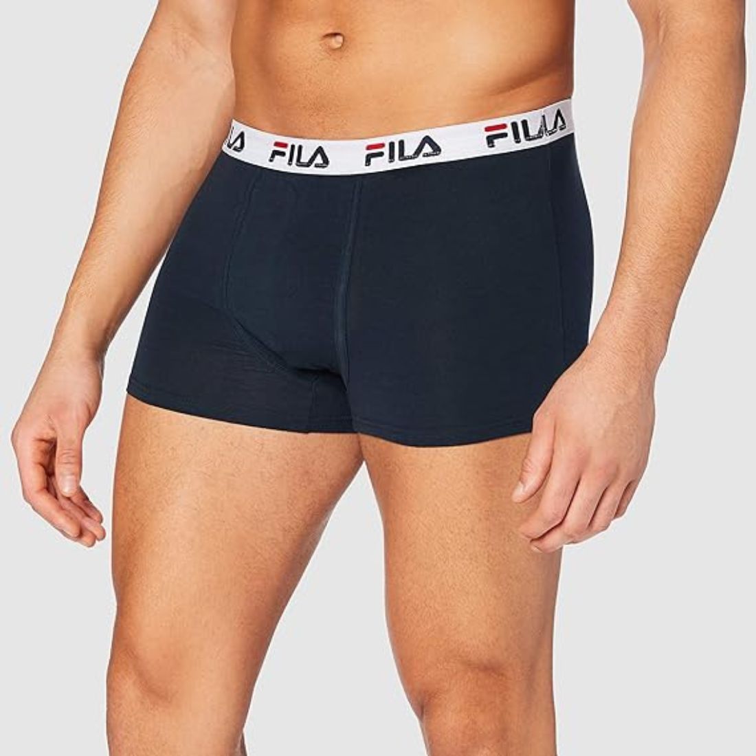 BOXER HOMBRE ALGODÓN/LYCRA CINTURA ELÁSTICA FU5016 MARINO FILA