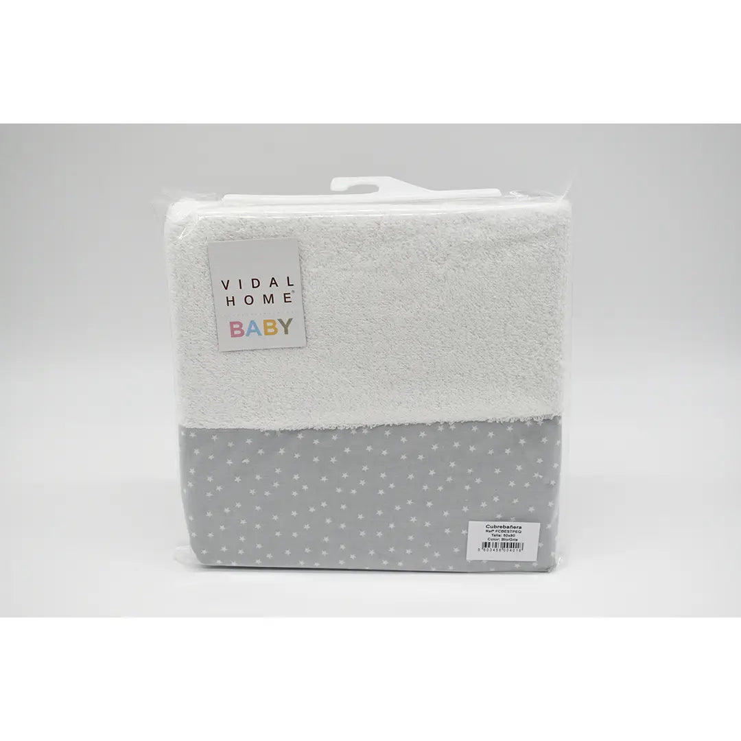 FUNDA CAMBIADOR BAÑERA FCB-EST-PEQ BLANCO/GRIS 50X80 VIDAL HOME BABY