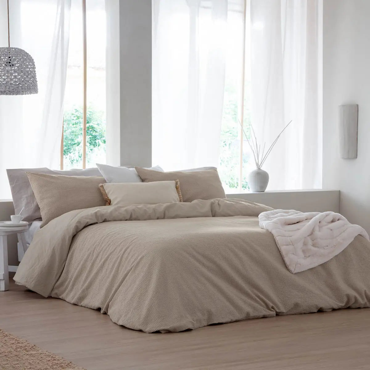 FUNDA NÓRDICA BRISA C/02 BEIGE SANDECO