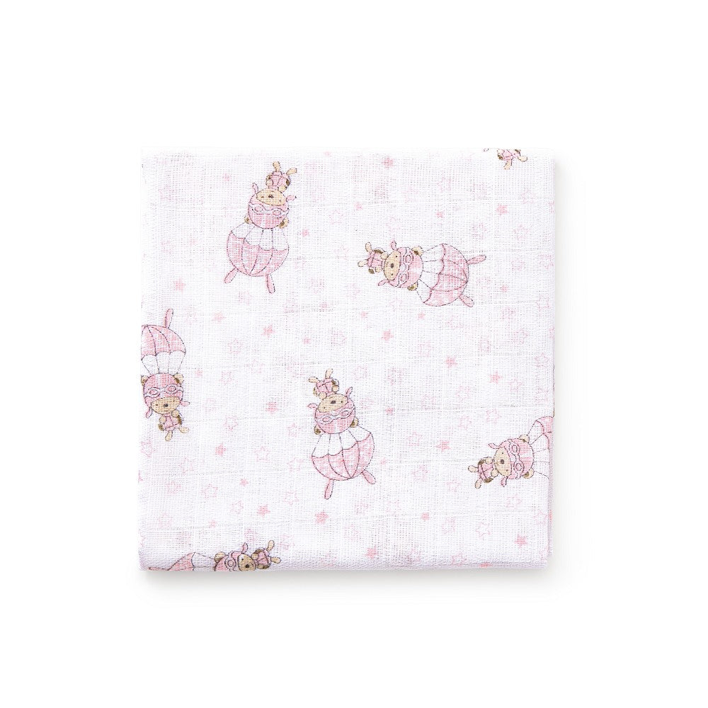 PACK 3 GASAS 80X80 PARACAIDISTA ROSA INTERBABY