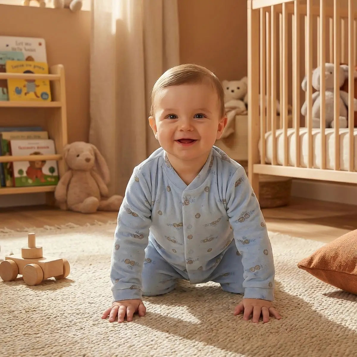 PELELE BEBE VELOUR 8011 WATERLEMON