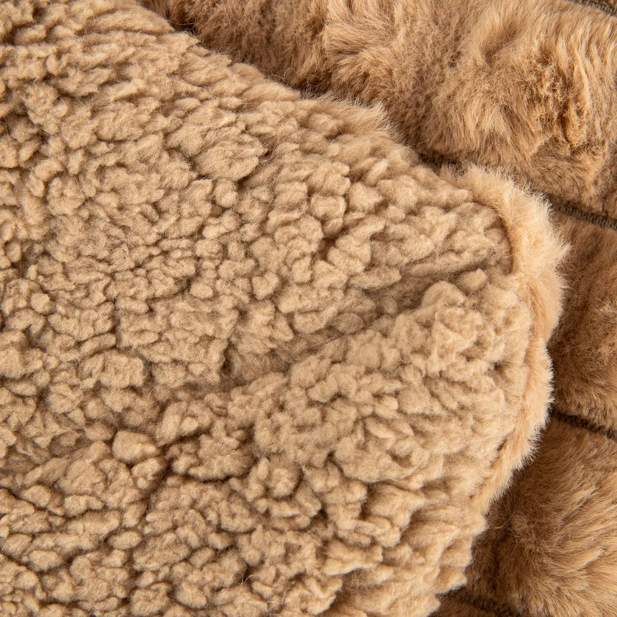 PLAID AMBER BEIGE 130X160 KARAMELO