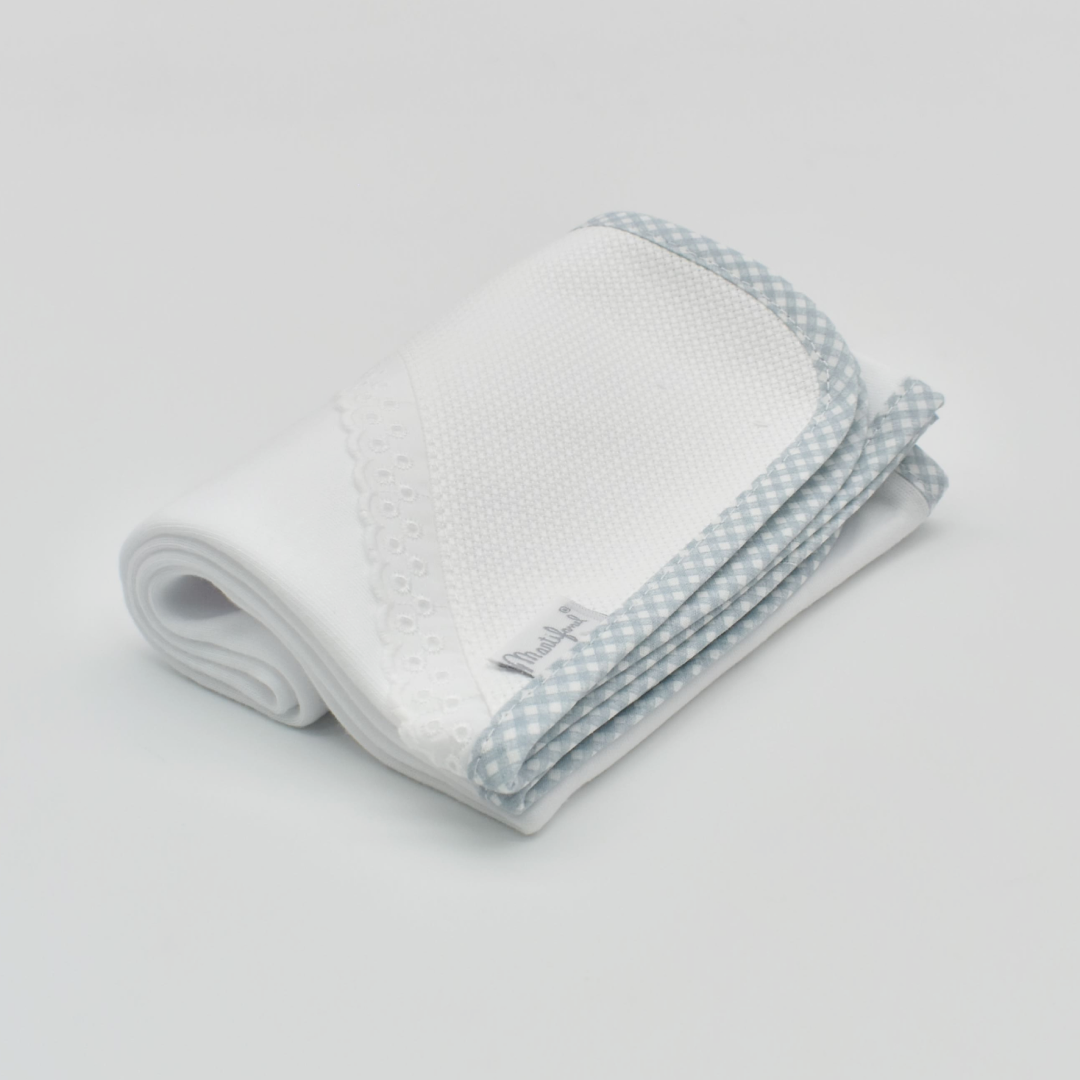 GASA F02 BI PARA BORDAR 65X65 BLANCO-AZUL PETRÓLEO MARTIFANEL