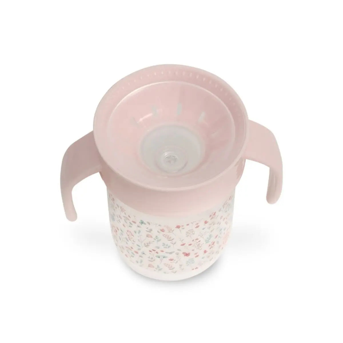 VASO ANTIGOTEO APRENDIZAJE MODELO FLORES PETALOS ROSA INTERBABY