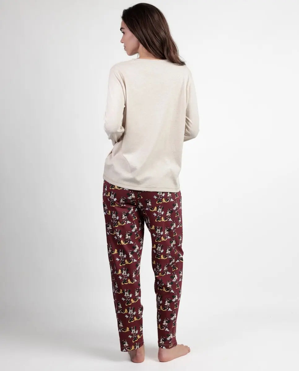 PIJAMA MUJER 63663 TAPETA MINNIE MOUSE DISNEY