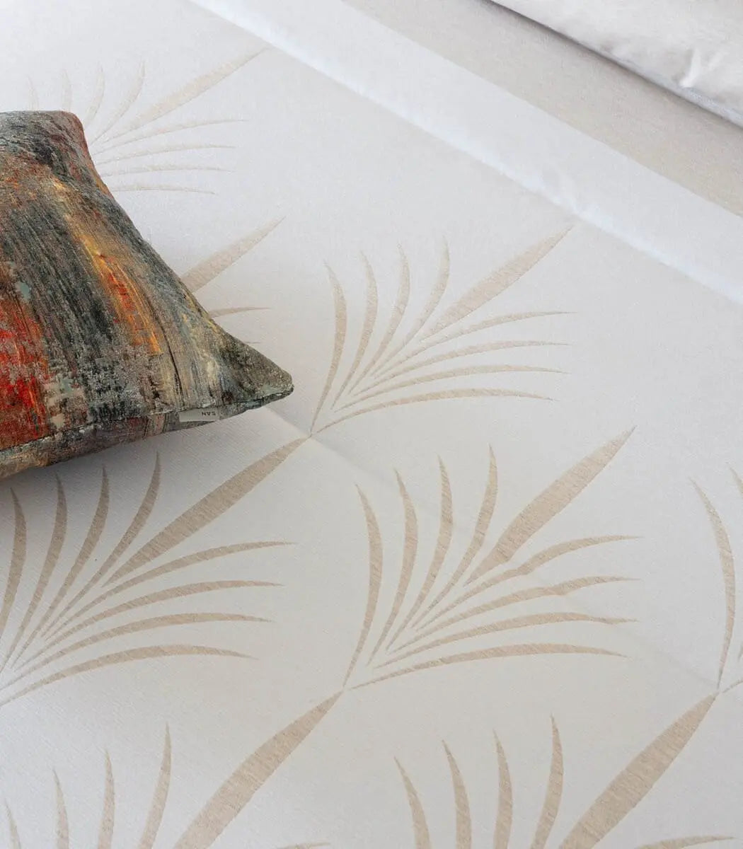 CONFORTER JACQUARD VIESGO C/02 BEIGE SANDECO