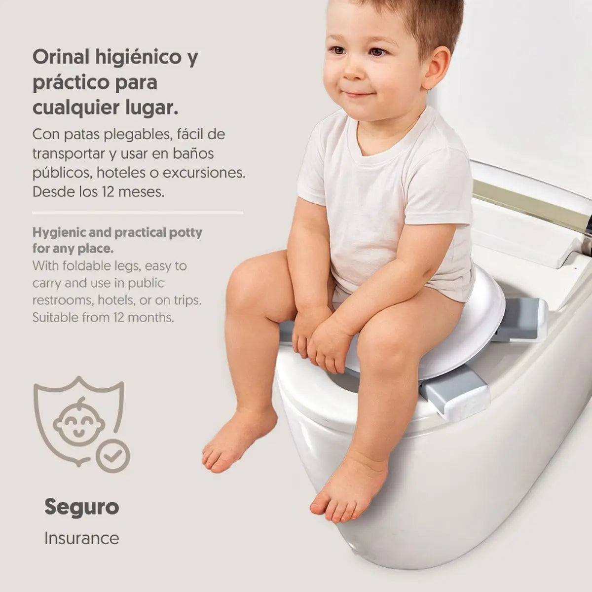 BABY WC REDUCTOR BCO/GRIS INTERBABY