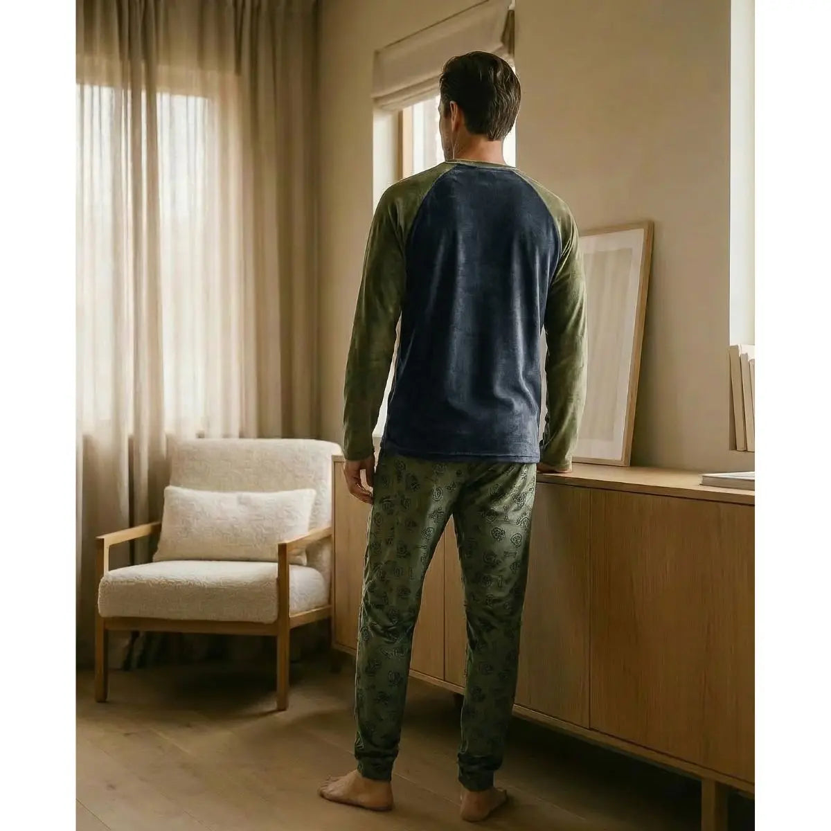 PIJAMA HOMBRE SPANDEX 8627 WATERLEMON