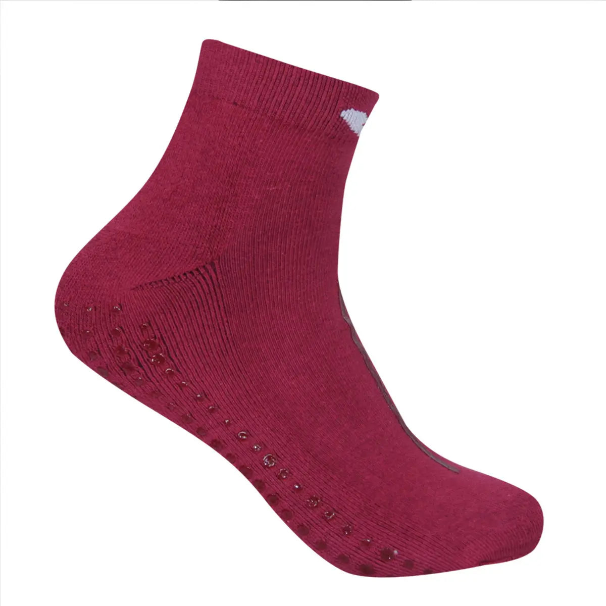 CALCETIN MUJER ANTIDESLIZANTE JS1752 ROSA OSCURO JOMA