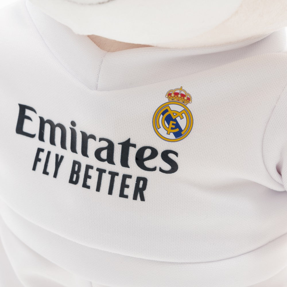 PELUCHE OSO REAL MADRID BLANCO INTERBABY