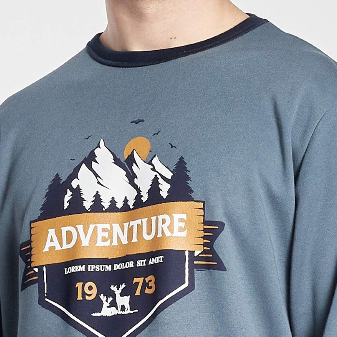 PIJAMA INVIERNO HOMBRE ADVENTURE 23920 M.J. CATANA